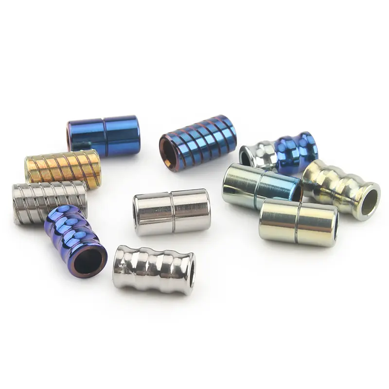 More Style Small Titanium Knife Beads Titanium Mini Paracord Rope Bead Accessory DIY Pendant Zipper Decoration