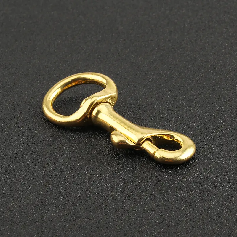 DIY Outdoor Buckle Brass Swivel Eye Bolt Snap Hook For Camping Bag Strap Belt Hook Clasp Outdoor Tool