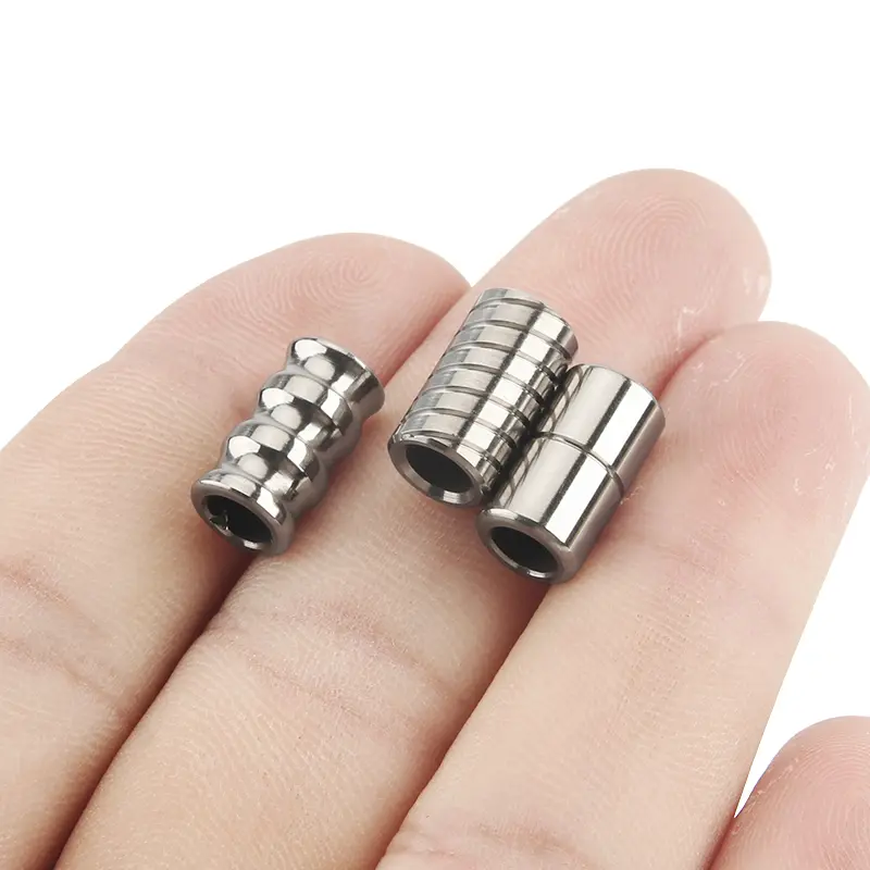 More Style Small Titanium Knife Beads Titanium Mini Paracord Rope Bead Accessory DIY Pendant Zipper Decoration