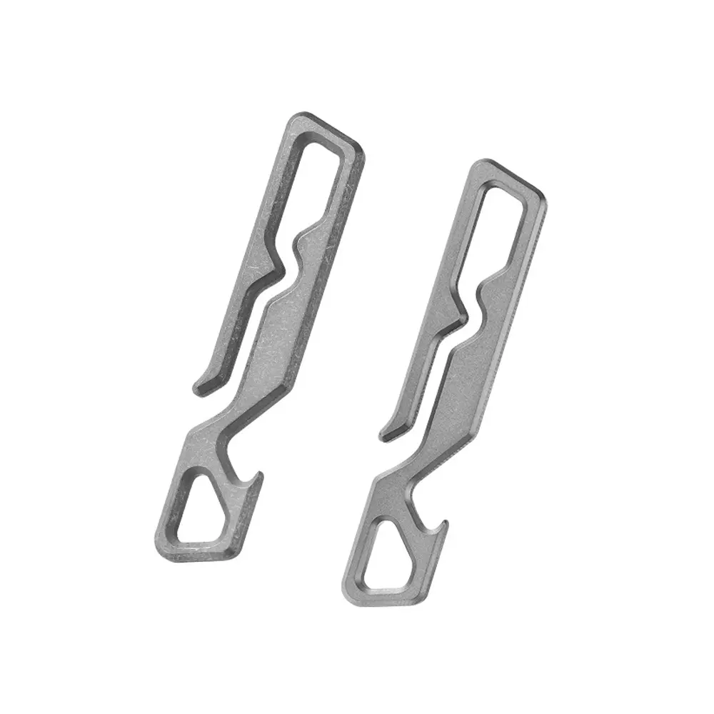 Titanium Alloy Keychain Waist Belt Clip Titanium Buckle Portable EDC Outdoor Tool