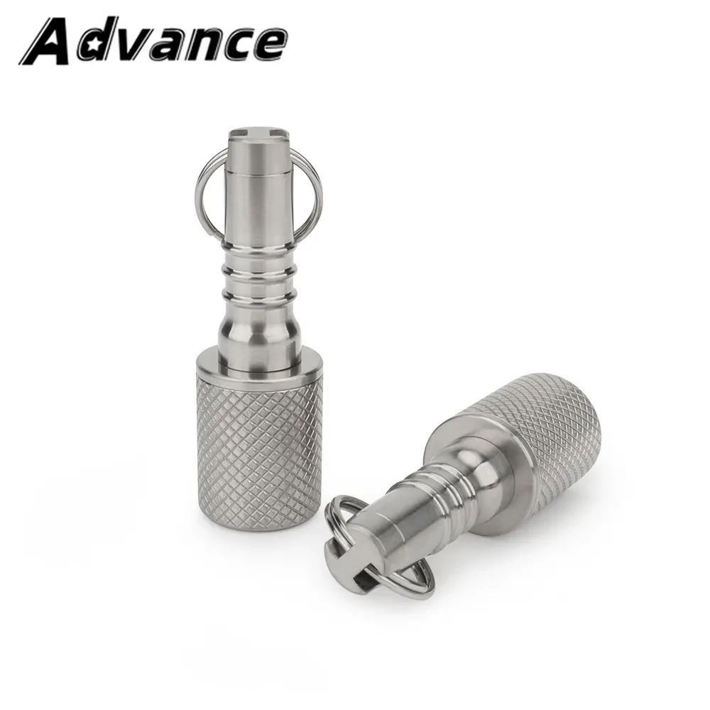 Titanium Alloy Mini Bottle Sealed Box Outdoor Tool Portable Small Bottles Sealed Can EDC Tools