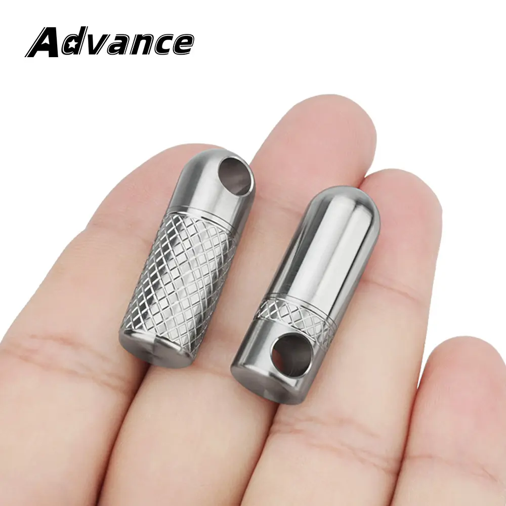 New Titanium Alloy Small Bottle Seal Waterproof Storage Bottle Portable Keychain Pendant Outdoor Tool