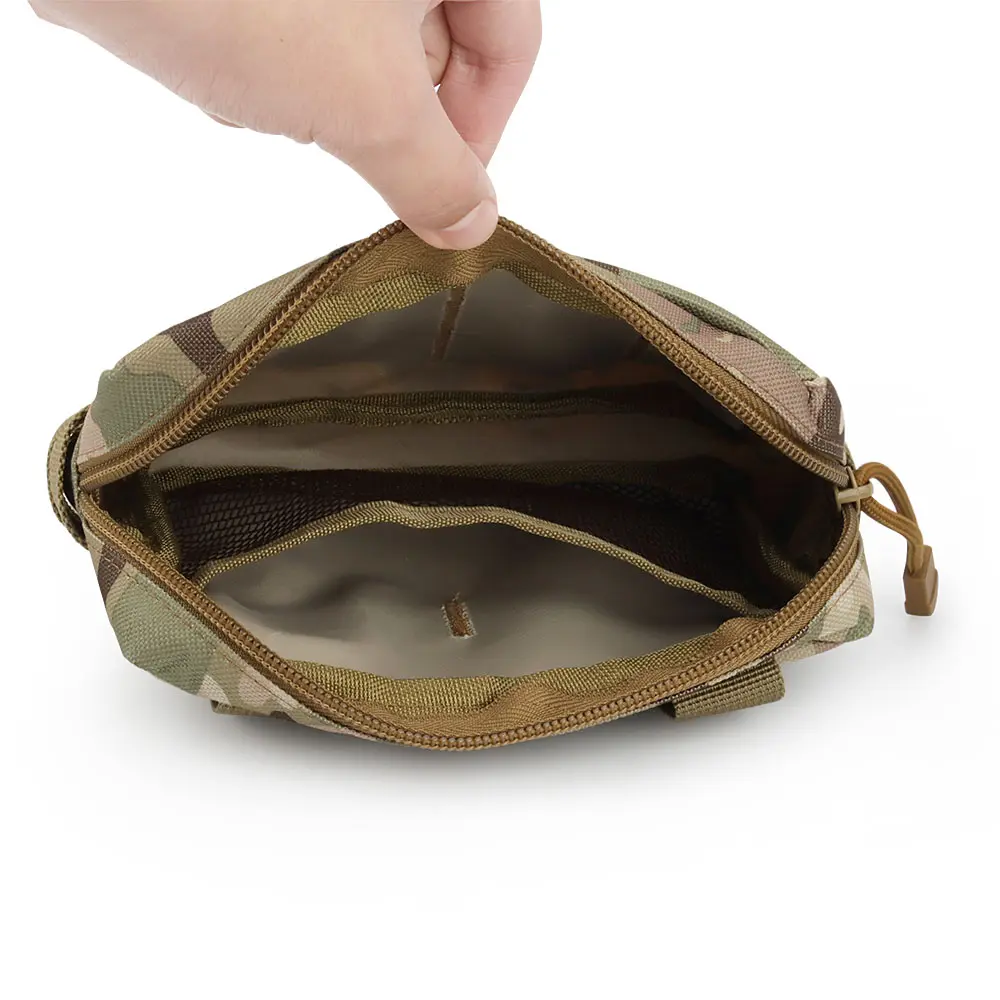 Small Outdoor Storage Bag For Multi Tools Tactical Bag Portable Camouflage Tool Waist Bag
