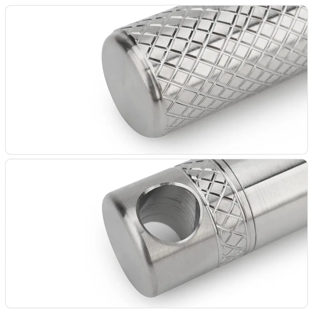 New Titanium Alloy Small Bottle Seal Waterproof Storage Bottle Portable Keychain Pendant Outdoor Tool