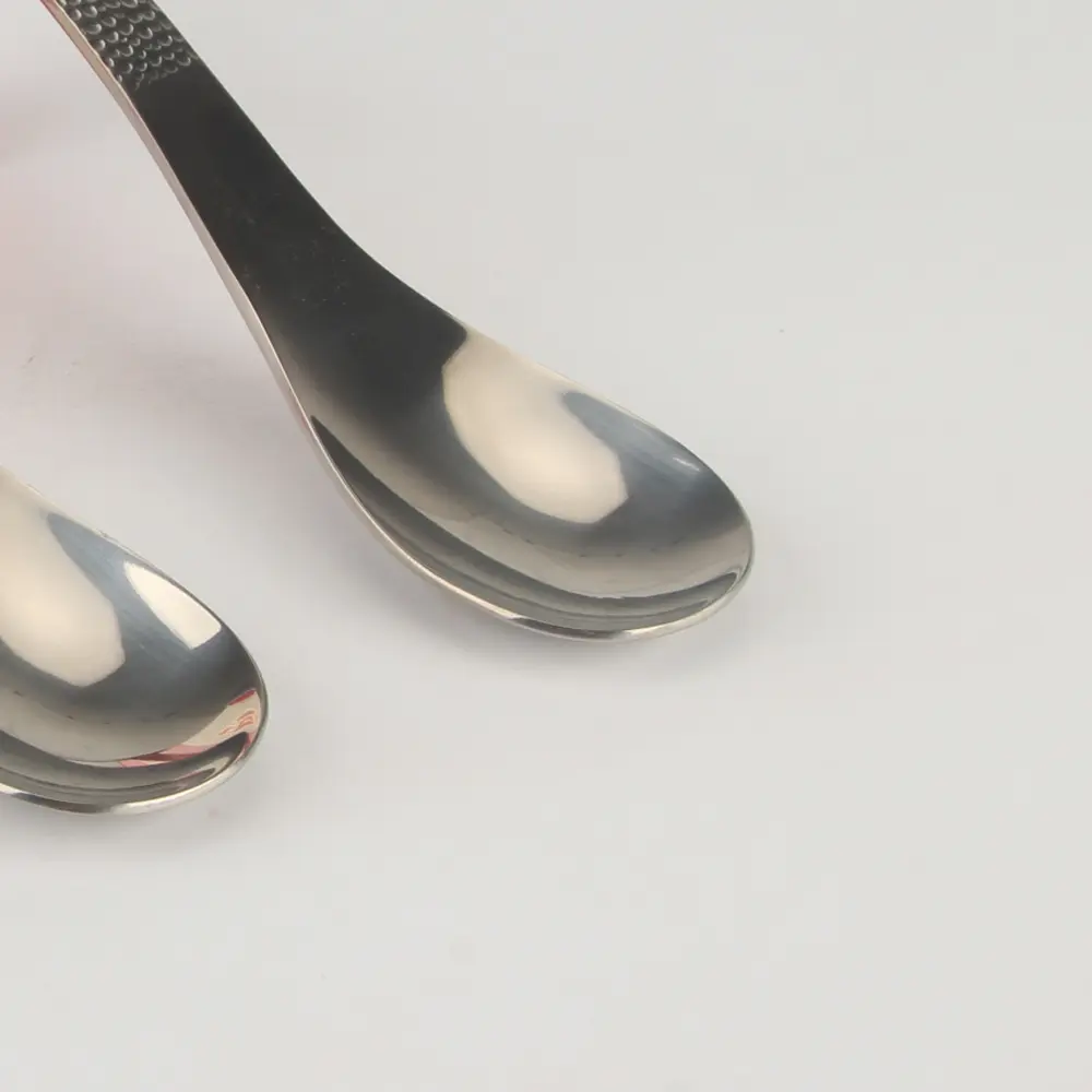 Crater-shaped Handle Spoon Titanium Alloy Utensil Outdoor Camping Spoon Food Scoop