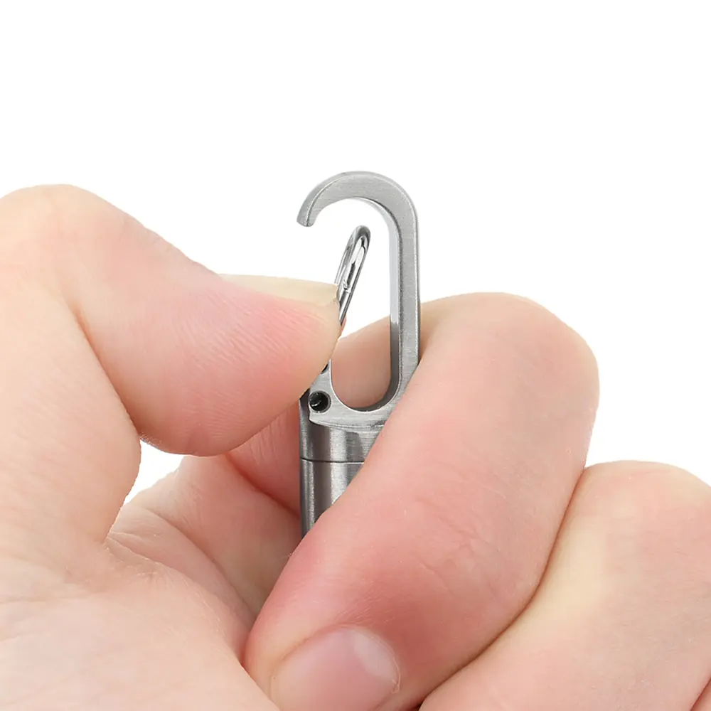 Mini Stainless Steel Seal Bottle Waterproof Canister Pill Bottles Keychain Outdoor EDC Tool Key Ring