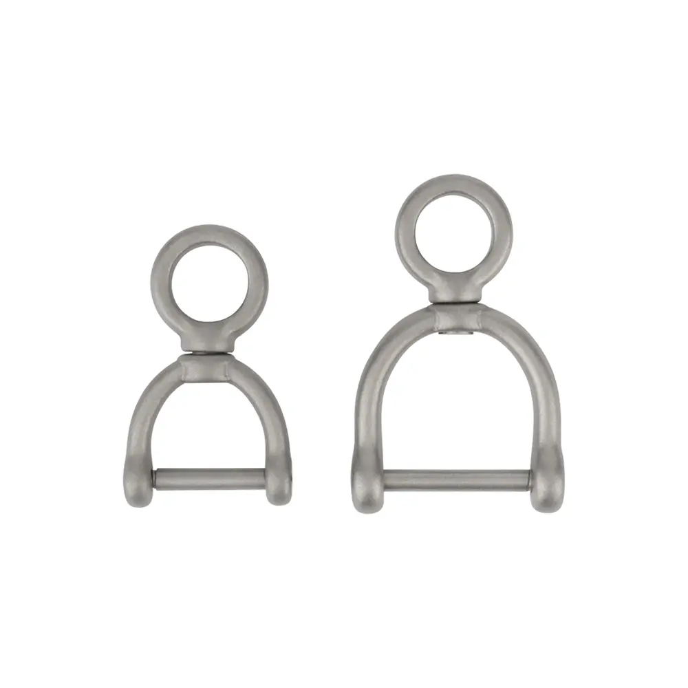 S/L Titanium Alloy Key Ring Horseshoe Buckle Portable Waist Belt Keychain Buckle Car Keyring Outdoor Tool