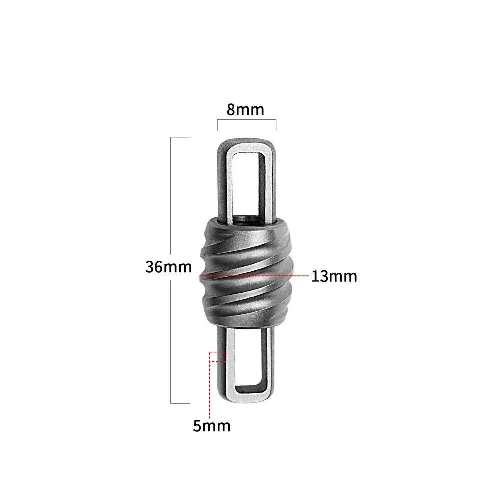 Mini Titanium Alloy Keychain Quick Opening Buckle Outdoor Tool EDC