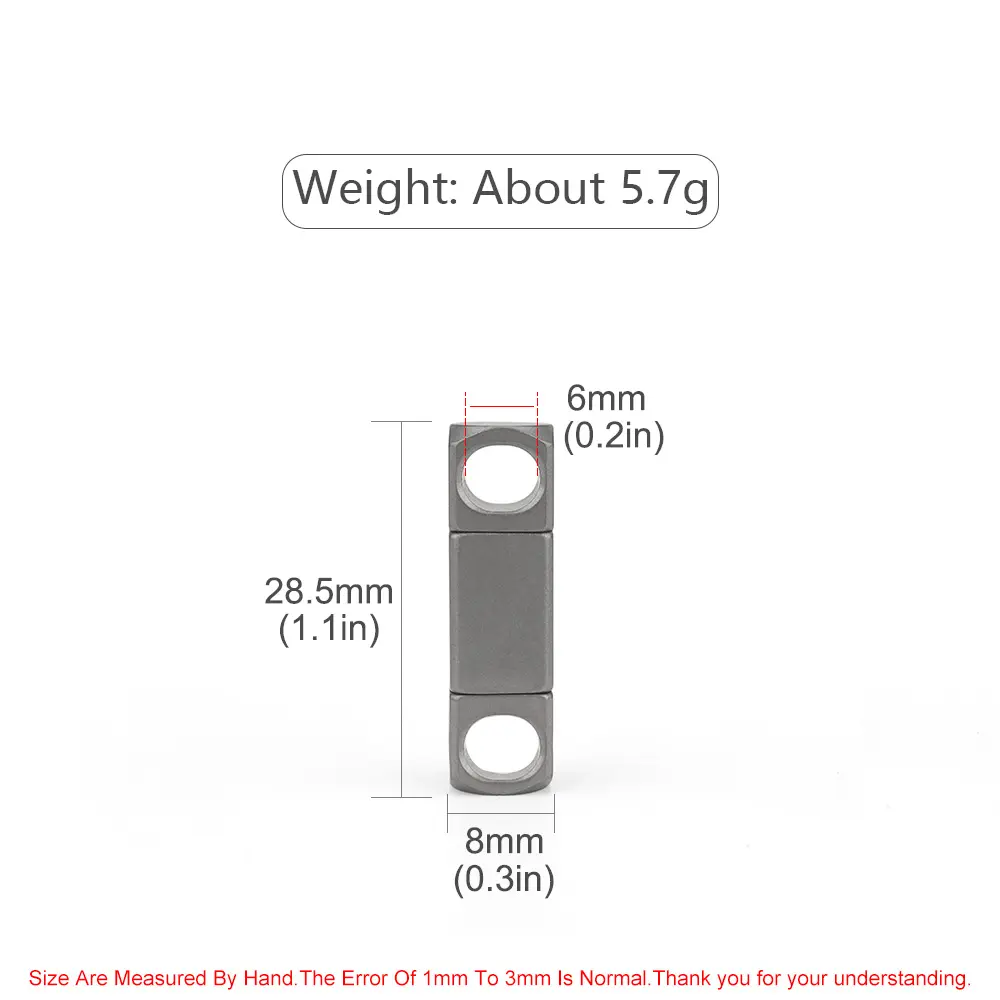Titanium Alloy Keychain Turn Buckle Keyring Rotary Outdoor Tool EDC Mountaineering Camping