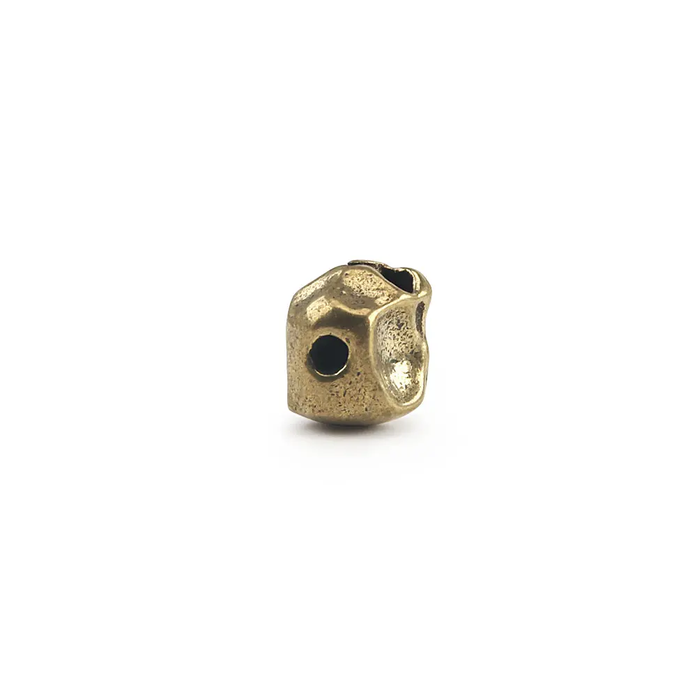 3pcs Mini Skull Brass Knife Beads Small Paracord Bead Rope Pendant Accessories