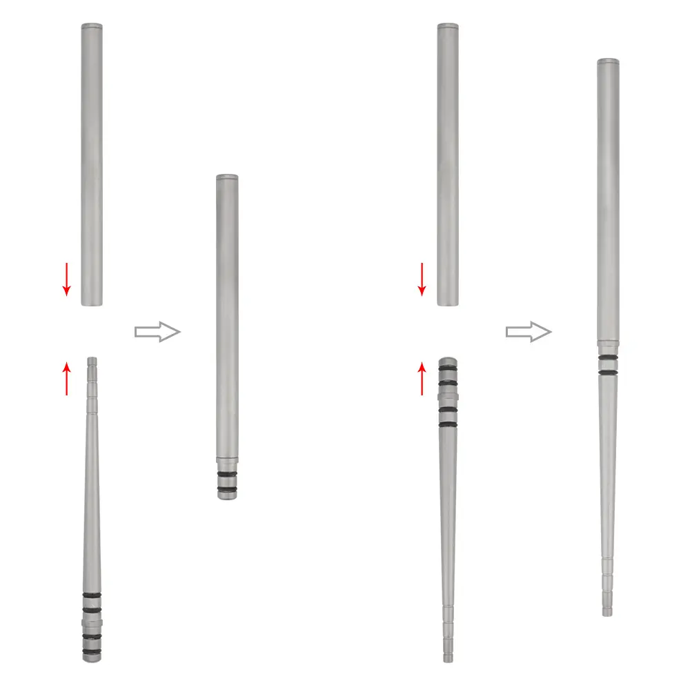 Titanium Folding Portable Camping Chopsticks Picnic Outdoor Titanium Alloy Chopsticks
