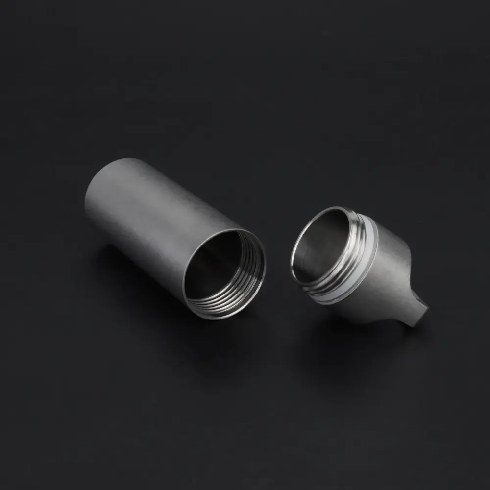 Titanium Alloy Seal Bottle Portable Waterproof Bottle Outdoor Camping EDC Tool