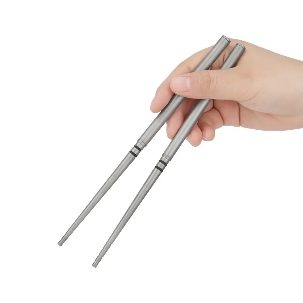 Titanium Folding Portable Camping Chopsticks Picnic Outdoor Titanium Alloy Chopsticks