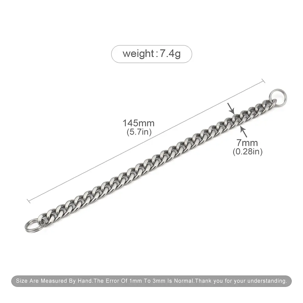 14.5cm Titanium Alloy Key Chain DIY Connection Accessories Multi-function Outdoor Tool EDC