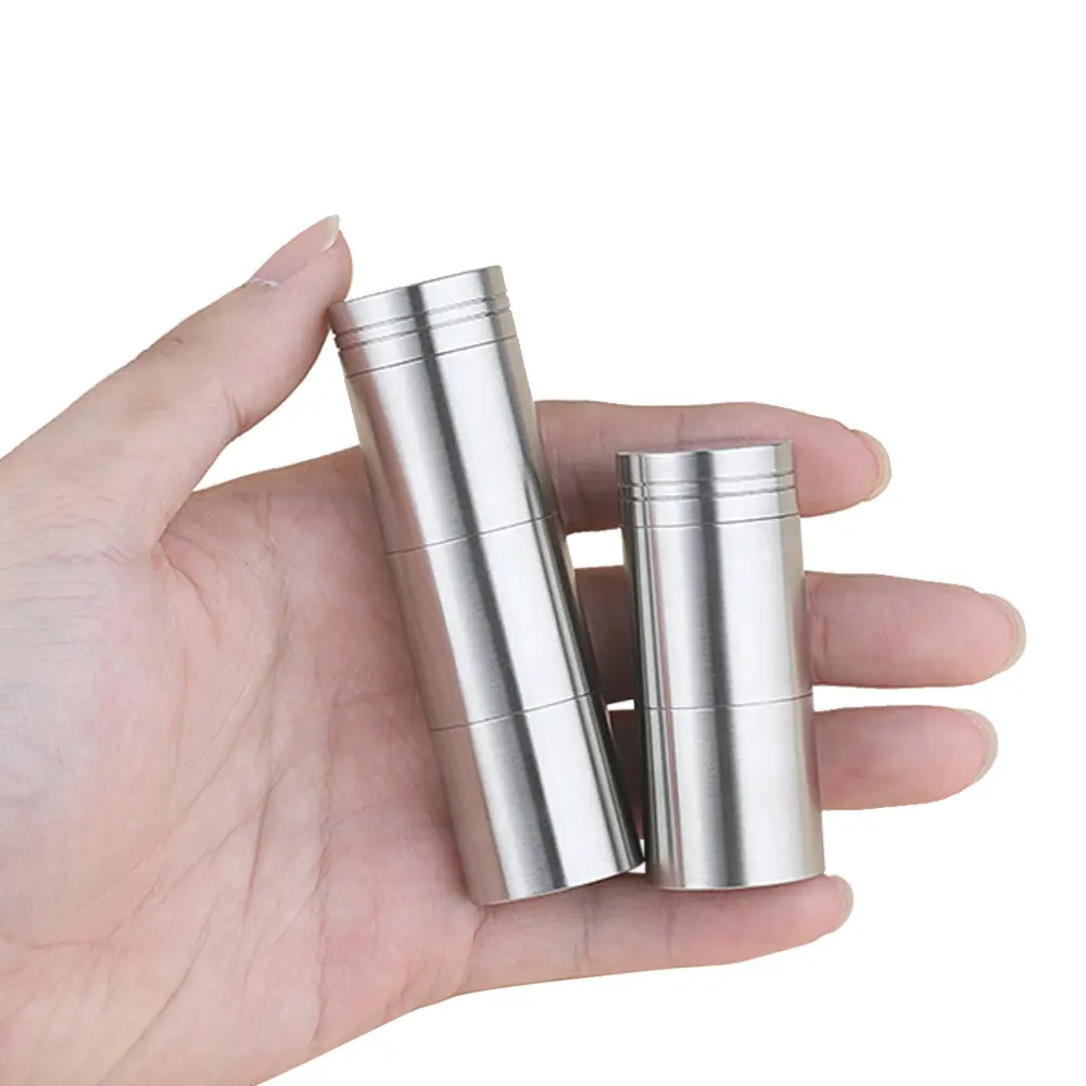 S/L Stainless Steel Multilayer Bottle Waterproof Tank Seal Outdoor EDC Tool
