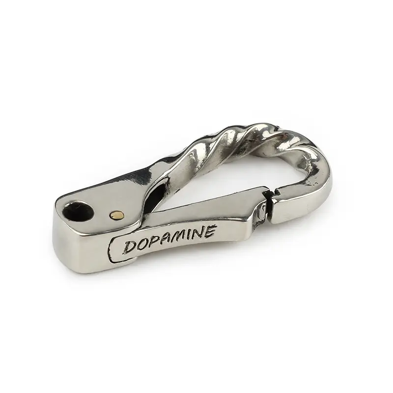 1PCS Water Ripple Brass Buckle Camping Sport DIY Hang Buckle Outdoor EDC Small Tool