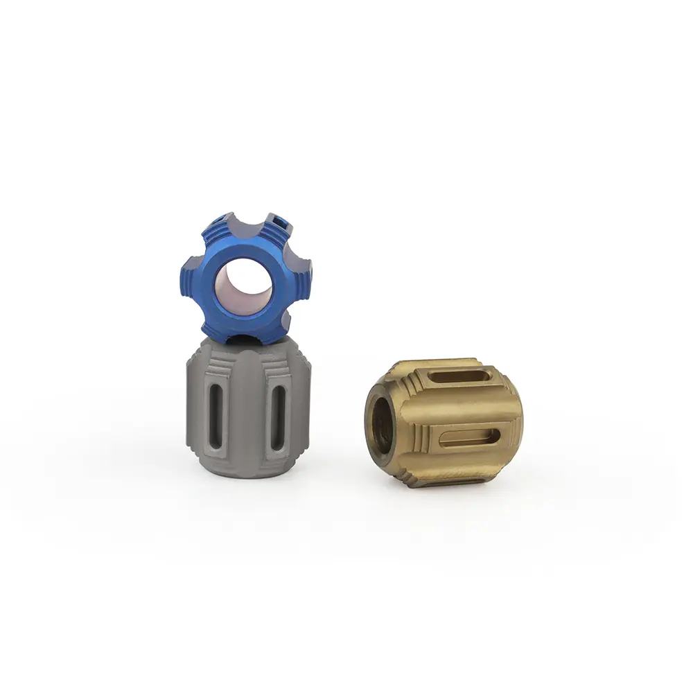 Titanium Alloy Knife Beads Paracord Solid Outdoor Zipper Pull Bead EDC Can Use Tritium Tube Paracord Bead Accessory