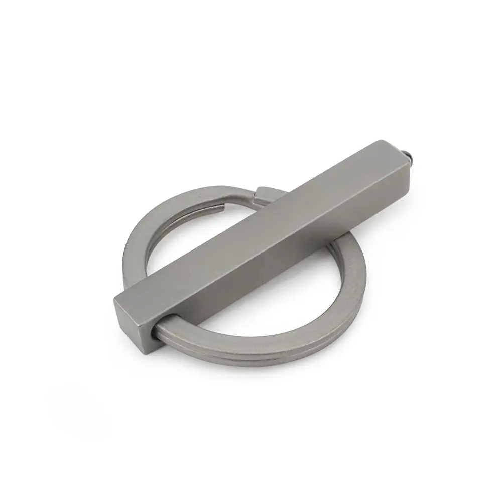 Custom Titanium Alloy Car Keychain Personalized Anti-loss Tag Number Engraving Outdoor Multifunctional Tool EDC