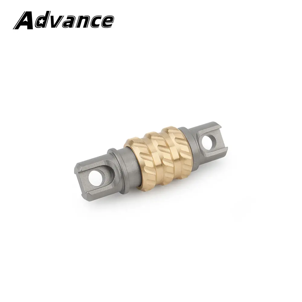 Titanium Alloy Brass Keychain Rotating Key Ring Outdoor Small Tool EDC