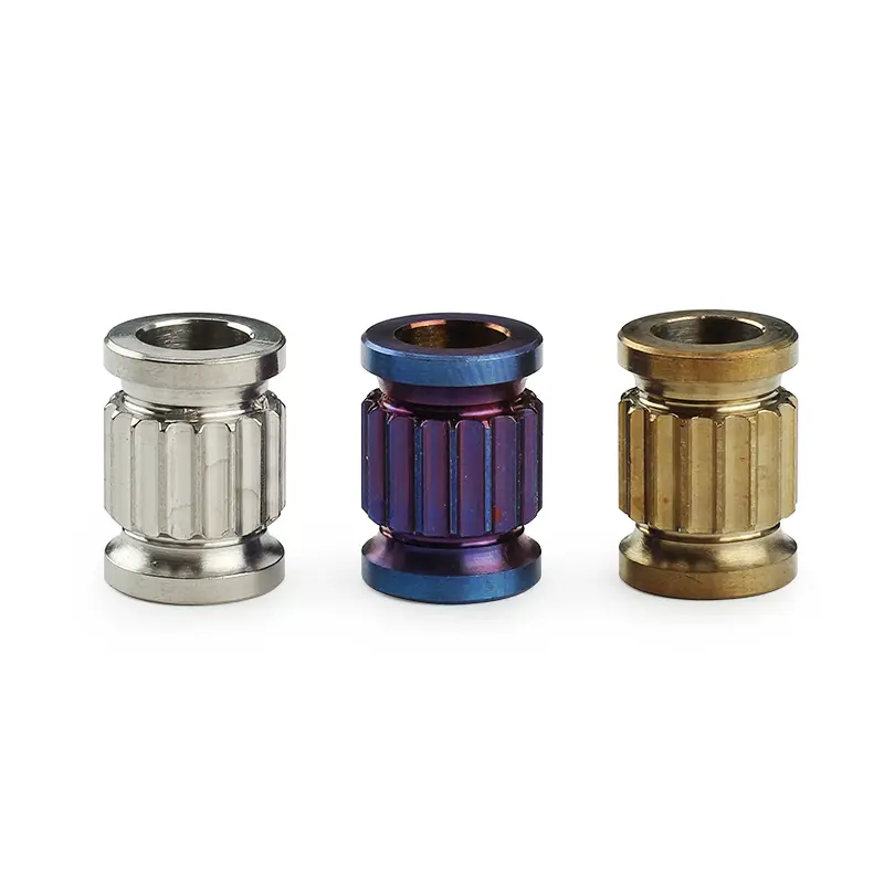 Vase Shape Titanium Alloy Knife Beads Paracord Umbrella Rope Cord DIY EDC Outdoor Pendant