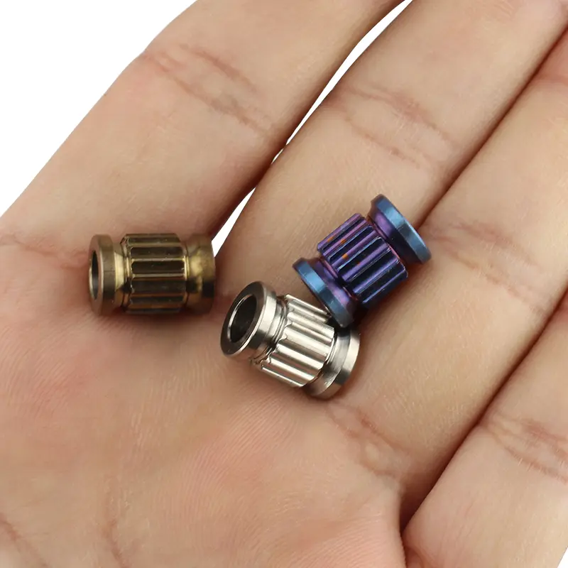 Vase Shape Titanium Alloy Knife Beads Paracord Umbrella Rope Cord DIY EDC Outdoor Pendant
