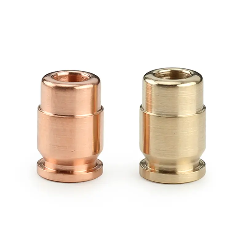 Brass/Red Copper Shape Knife Beads Umbrella Rope Bead Outdoor Paracord Accessory