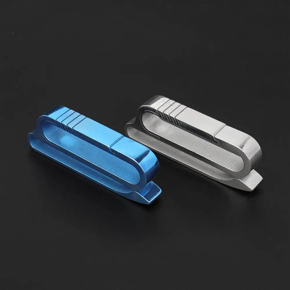 Titanium Belt Buckle Titanium Alloy Clip Pocket Tools Waist Keyring Holder EDC Tool Outdoor