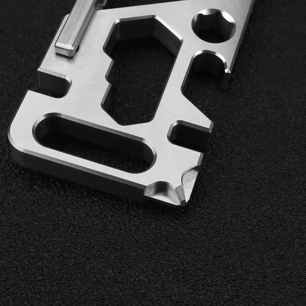 Multi-tool Quick Release Titanium Alloy Buckle Keychain Belt Buckle Outdoor Tool EDC Wrench Screwdriver Bottle Opener