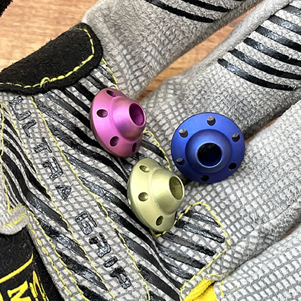 Planet Titanium Alloy Knife Bead Paracord Accessories Titanium Beads Rope Keychain Bracelet DIY Zipper Pendant