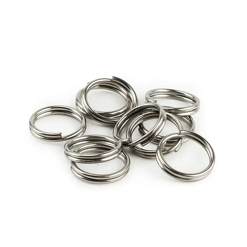 10PCS Titanium Alloy Key Ring EDC Outdoor Small Tool Waterproof Bottle Accessories 10mm/12mm/14mm