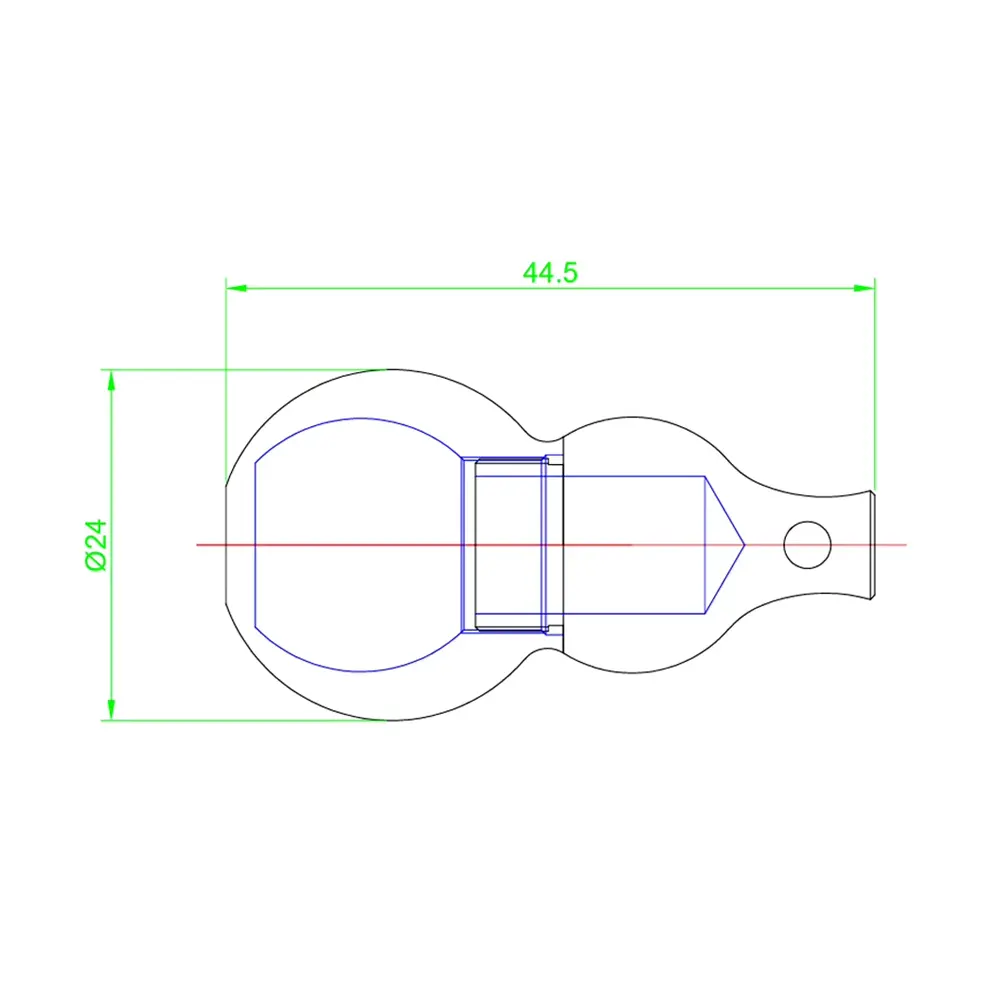 Gourd Shape PEI/Titanium Alloy Seal Bottle Waterproof Moisture-proof Storage Box Outdoor Tool