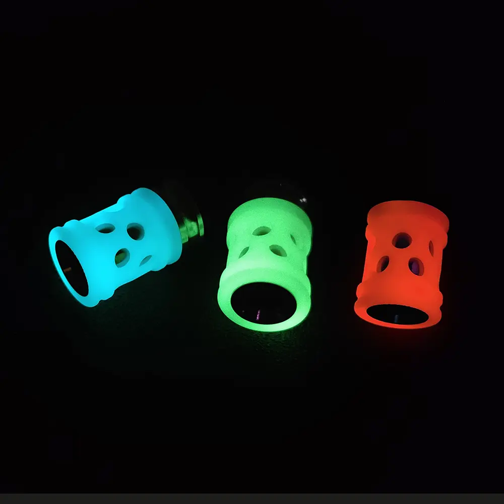 Luminous Titanium Pendant DIY Bead Titanium Alloy Paracord Bead Keyring Zipper Accessory