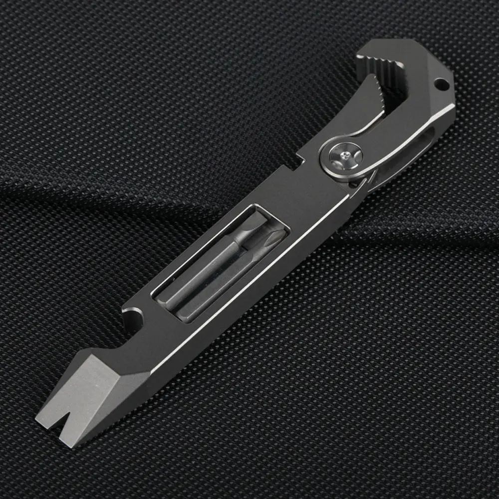 Wrench Screwdriver Multifunctional Tool Titanium Alloy Wine EDC Outdoor Tool