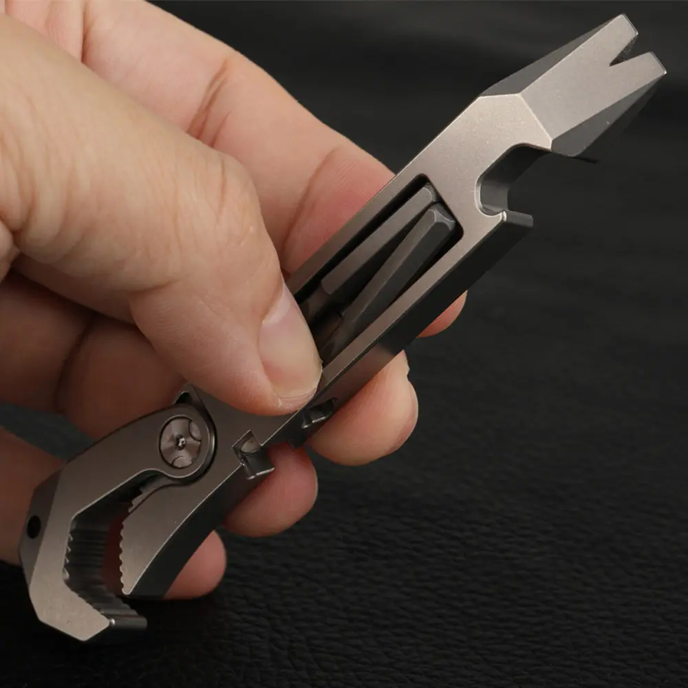 Wrench Screwdriver Multifunctional Tool Titanium Alloy Wine EDC Outdoor Tool