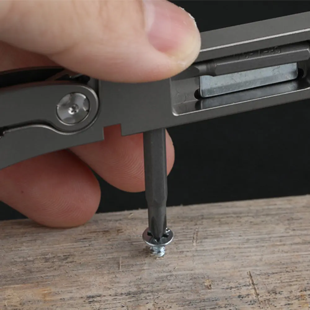 Wrench Screwdriver Multifunctional Tool Titanium Alloy Wine EDC Outdoor Tool