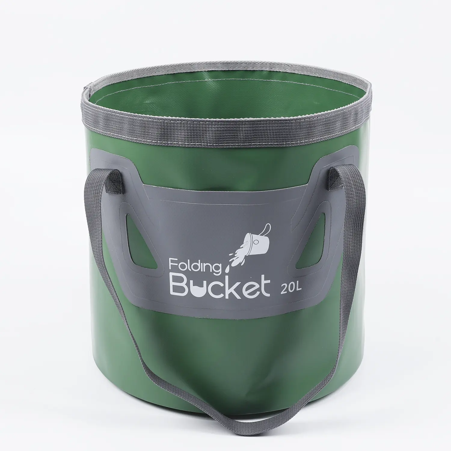 Collapsible Bucket 20L Container Folding Water Bucket Portable Wash Basin Fishing Bucket for Outdoor Camping Car Washing