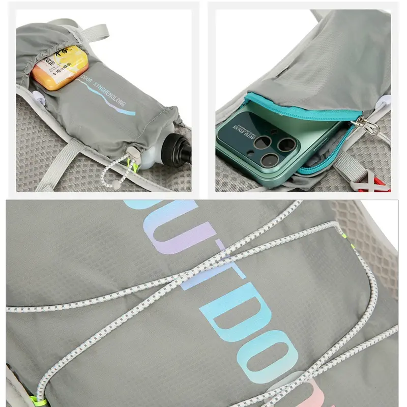 Bicycle Backpack Running Hydrating Vest Backpack For Men And Women Outdoor Cycling Hiking Marathon Outdoor Sports Water Bag 1.5L
