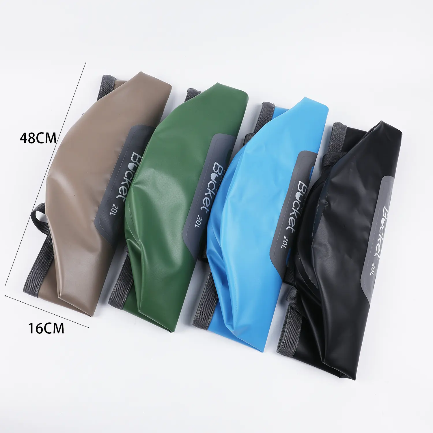 Collapsible Bucket 20L Container Folding Water Bucket Portable Wash Basin Fishing Bucket for Outdoor Camping Car Washing