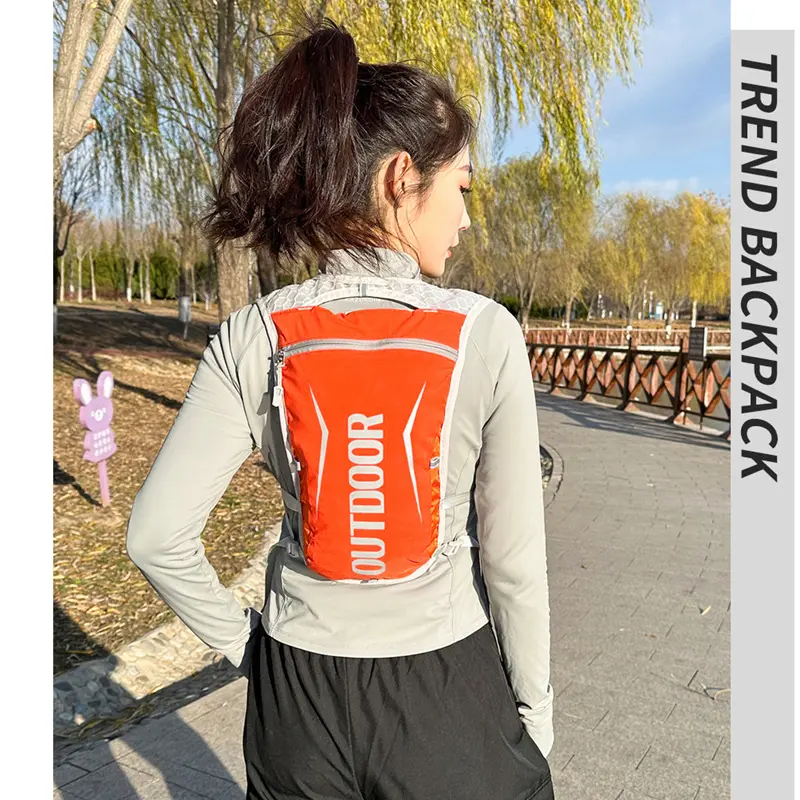 Running Hydrating Vest Backpack Cycling Hydrating Backpack Hiking Marathon Hydrating Option 1.5L Water Bag 500ml Water Bottle