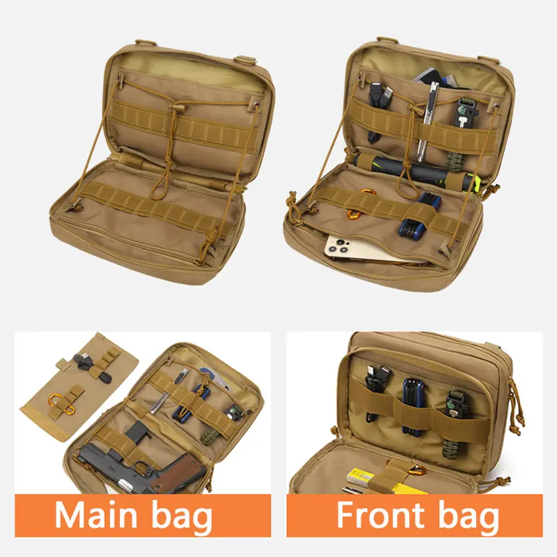 Tactical Gun Bag Holster Case Hiking Shooting Hunting Toos EDC Pocket Pistol Mag Pouch Airsoft Paintball Magazine Pack