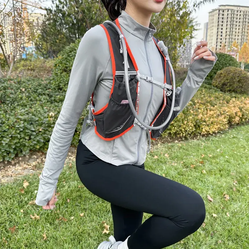 Outdoor Running Ultralight 5L Backpack Running Hydration Vest Cycling Backpack Marathon Can Be Used With 1.5L 500ML Water Bag