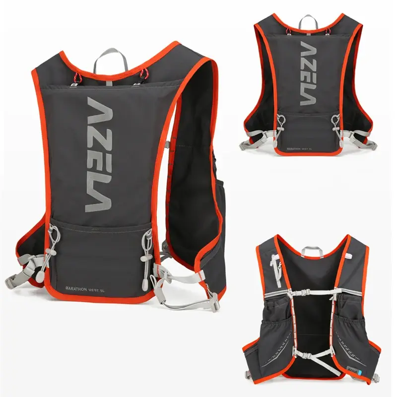 Outdoor Running Ultralight 5L Backpack Running Hydration Vest Cycling Backpack Marathon Can Be Used With 1.5L 500ML Water Bag