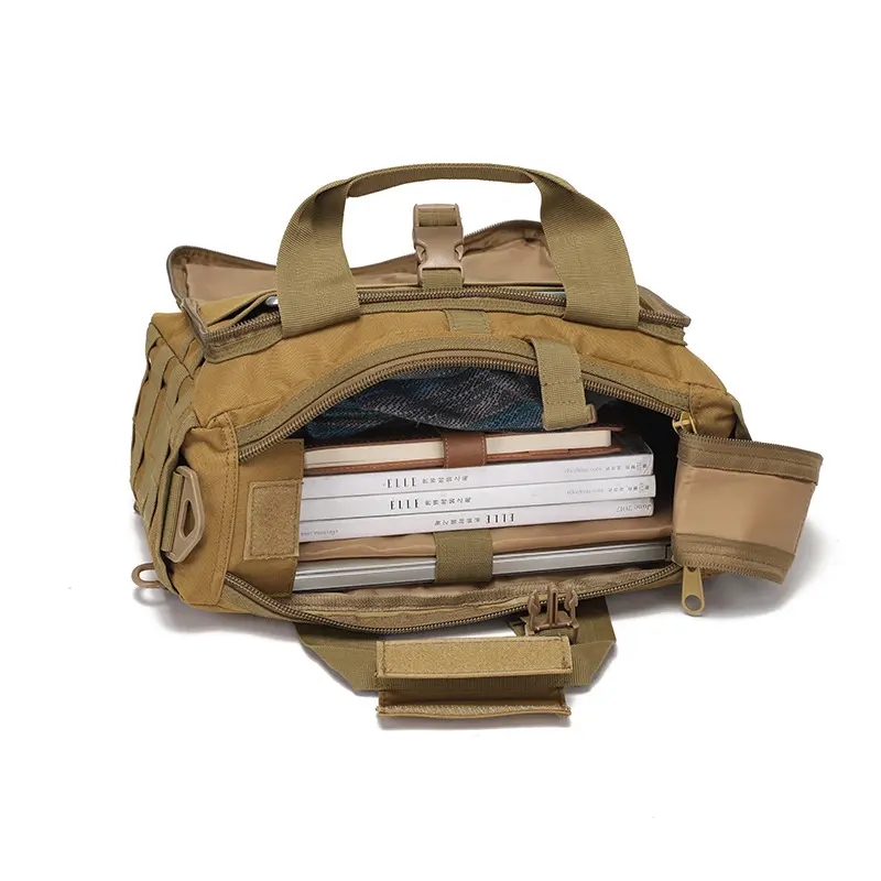 Large Tactical Shoulder Bag Pistol Gun Molle Hunting Accessories 800D Outdoor Shooting EDC Tools Bag Camping Travel Handbag