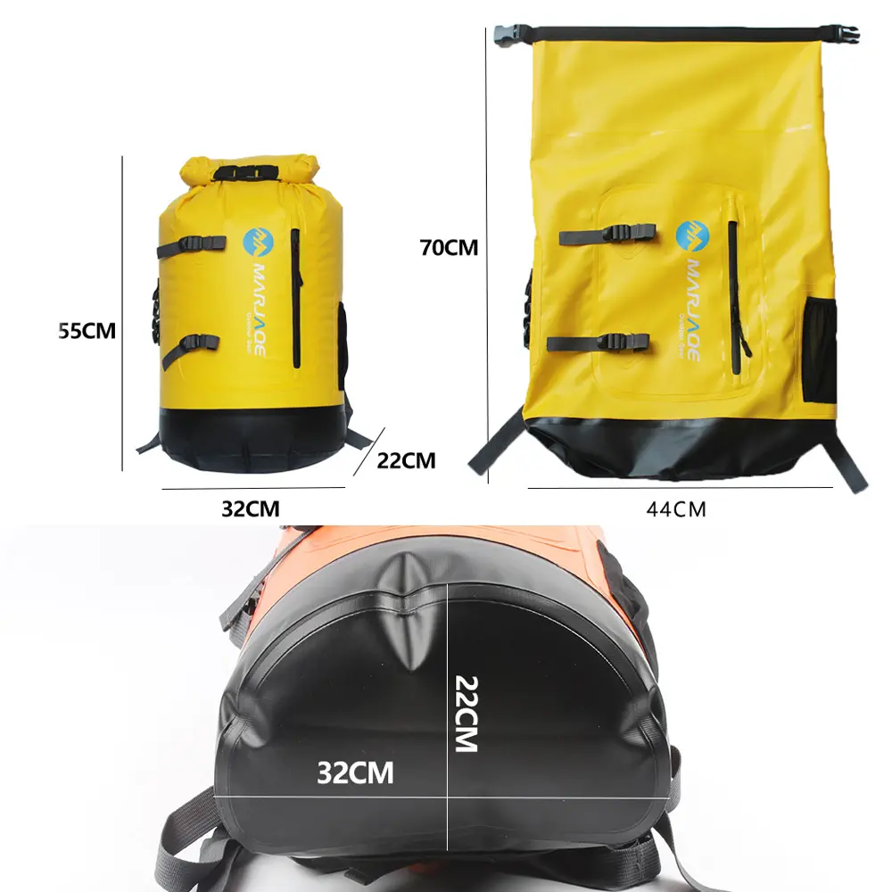 30L Waterproof Dry Bag Backpack Rucksack Storage Pack Sack Swimming Rafting Kayaking River Trekking Floating Sailing
