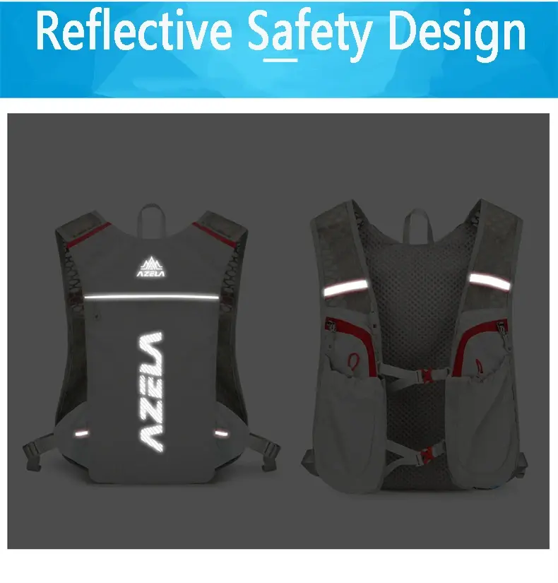 Outdoor Trail Running 5L Ultralight Backpack Hydration Jogging Vest Men Breathable Marathon Bicycle Bag Water Bottle 1.5L 500ML