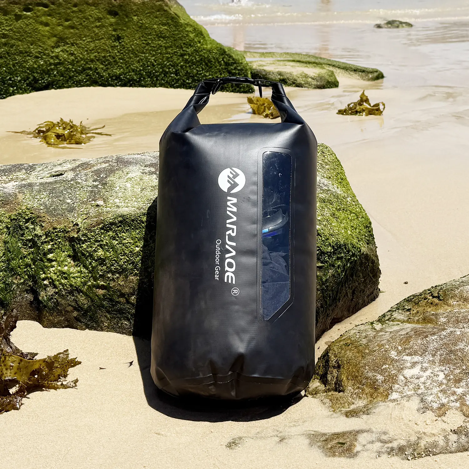 20L Waterproof Dry Bags With Visible Window Floating Outdoor Dry Sack Backpack For Kayaking Boating Swimming Outdoor Sports Bag