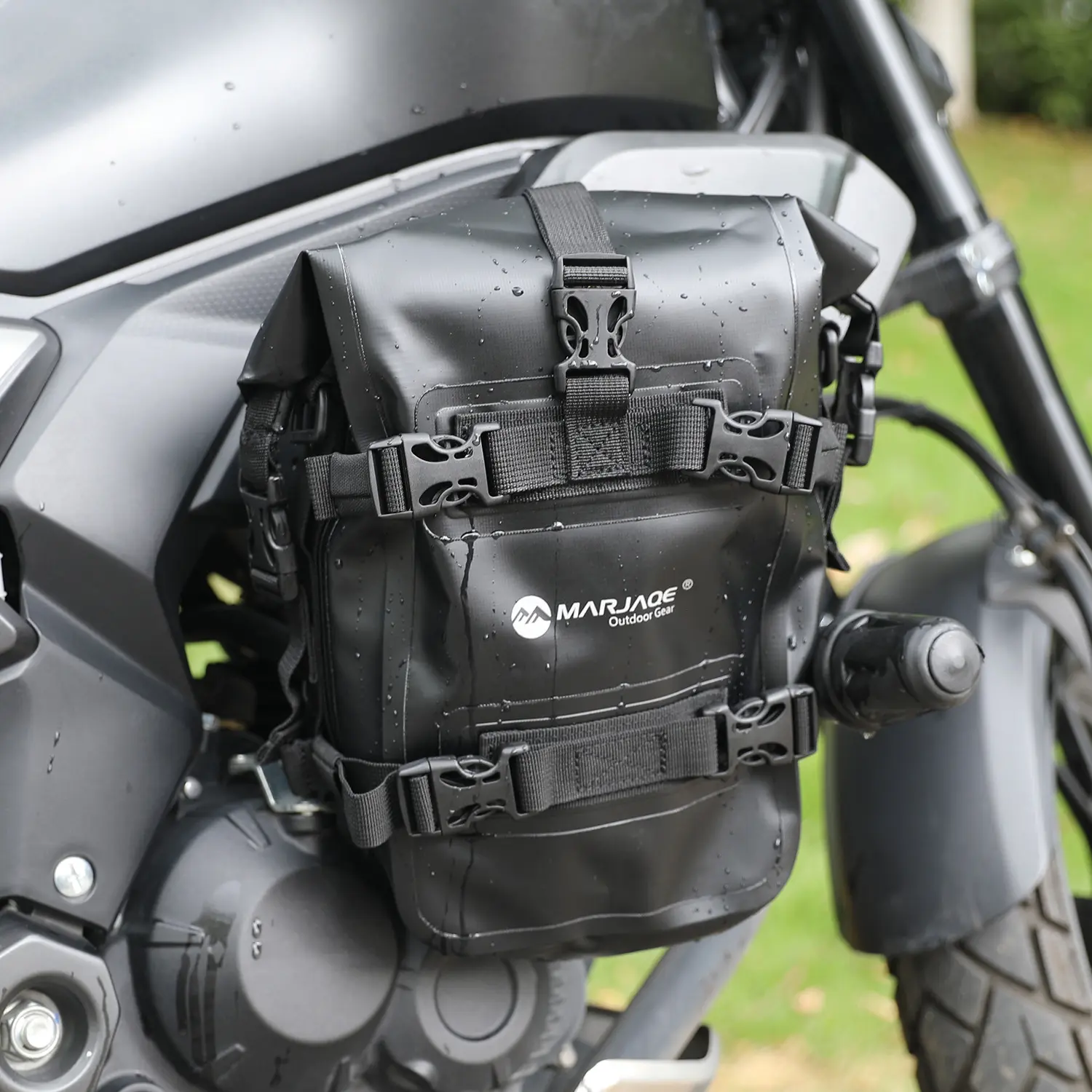 Motorcycle Bag Side Bag Waterproof Side Luggage Motorcycle Travel Bag Quick-Release Riding Guard Bar Bag Bike Tail Bag