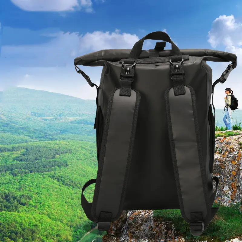 20L Pvc Outdoor Storage Bag Backpack Waterproof Swimming Rafting Kayaking Trekking Floating Sailing Beach Bag Backpack