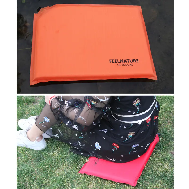 Self-Inflating Seat Cushion Camping Mat Portable Travel Seat Cushion Chair Pad for Hiking Fishing Office Stadium Car Bus Seats