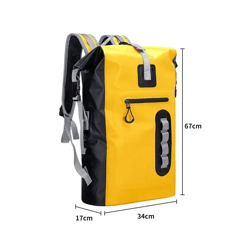 Swimming Backpacks 30L Waterproof Dry Bag Beach Backpack Rafting Surfing Diving Bags Large Capacity Wet Dry Seperation Pack